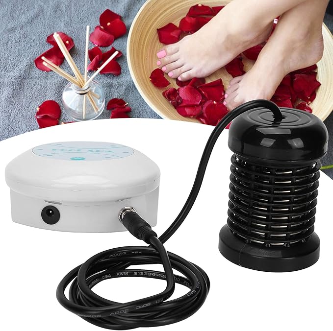 ANGGREK 110V‑220V Ionic Foot Bath Machine Portable Foot Spa Cleanse Machine Detox Health Care