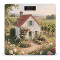 French Country Weight Scale Large Digital Bathroom Scales with Bright LED Display Non Slip Digital Scale and Step On Fashion Weighing Machine for Body