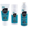 All Good Sport Mineral Sunscreen Combo Pack - SPF 50 Butter Stick SPF 30 Lotion &amp Spray - Coral Reef Safe - Zinc Oxide