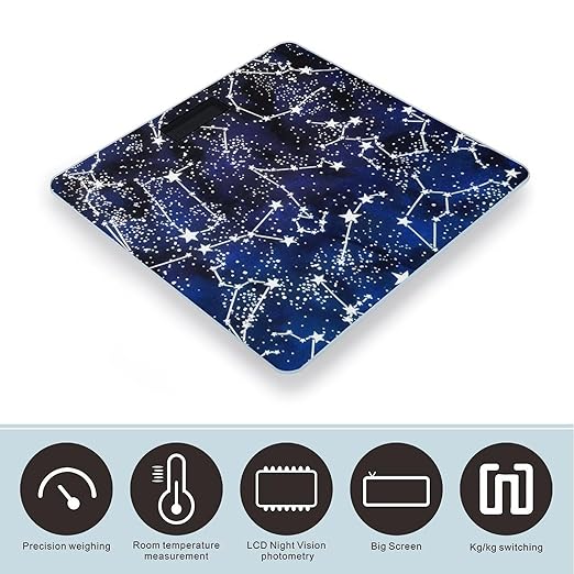 Glow in The Dark Scale for Body Weight Digital Bathroom Scale Precision Smart Weighing Scales with Clear LED Display Accurate High Precision Scales Weighing Machine
