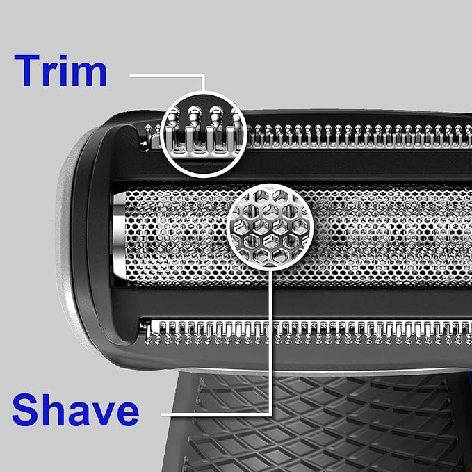 BG2000 Replacement Body Groomer Foil Head for Philips BG7040 BG7030 BG5025 BG2039 (3 Count)