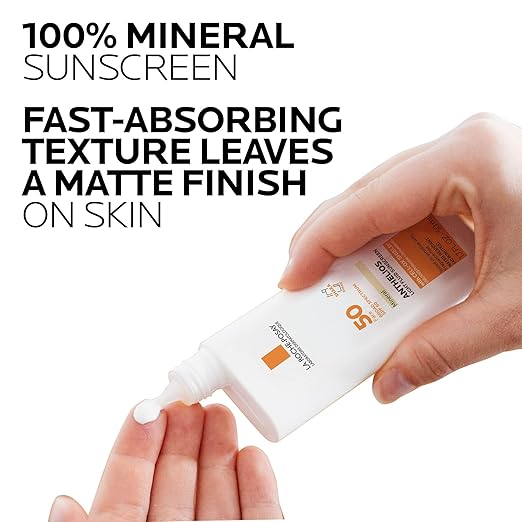 La Roche-Posay Anthelios Sunscreen SPF 40 Ultra-Light Fluid Broad Spectrum SPF 40 Face Sunscreen with Titanium Dioxide Mineral Lightweight &amp Fast-Absorbing Oil-Free Matte Finish