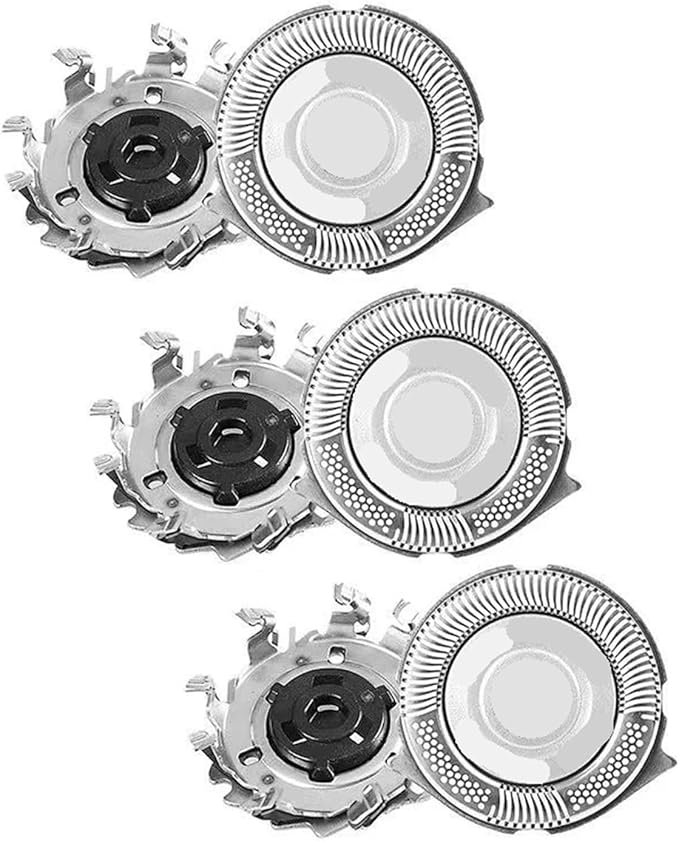 3pcs Shaving Head Cutter Shaver Heads Compatible for Philips SH50 HQ8 Shaving Razor Replacement Blade Universal