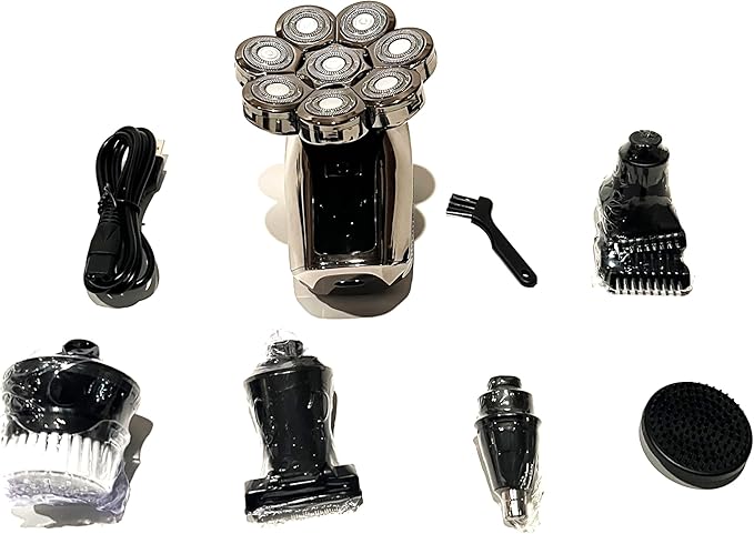 MuSOKI'S Stylish 8 Blade Electric Shaver