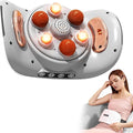 Abdominal Massager Electric Stomach Tummy Anti Cellulite Remover Machine 3 Levels Intensity and 5 Modes Adjustable Forward and Reverse Kneading for Flatulence and Period Cramps