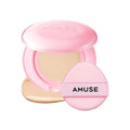 Amuse SEOUL Dew Power Vegan Cushion Foundation (1.5 NATURAL) | Dewy glow long-lasting double coverage clean beauty lightweight natural look hydrating cushion