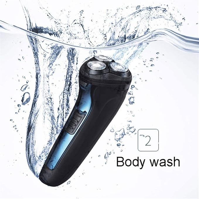 Electric Shavers for Men IPX7 Waterproof Cordless Shavers Close Cut Wet &amp Dry Razors with Pop-up Trimmer Electric Razor Rotary Shave