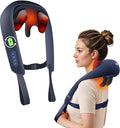 Beleduc Neck and Shoulder Massager with Soothing HeatFSA Eligible Cordless Neck Back Massager Upgrad 4D Shiatsu Deep Kneading Massage for Back Shoulder