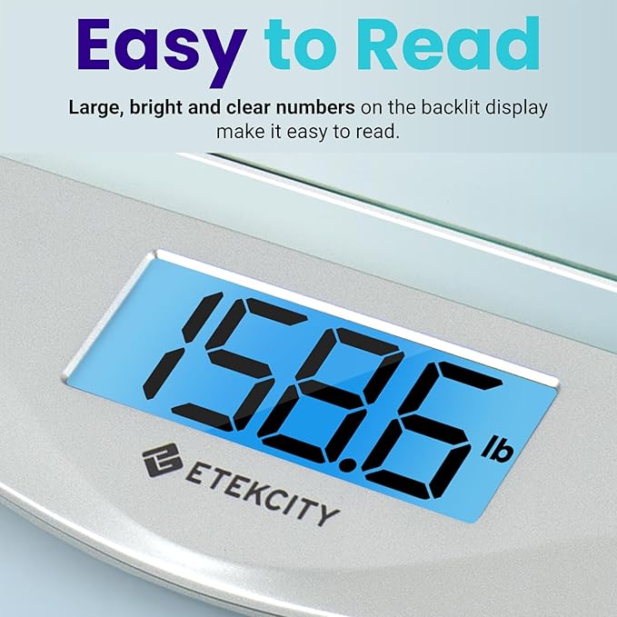 Etekcity 400 lbs Bathroom Scale and Blistex 0.15 Ounce Medicated Lip Balm with SPF 15 Sun Protection (3 Count)