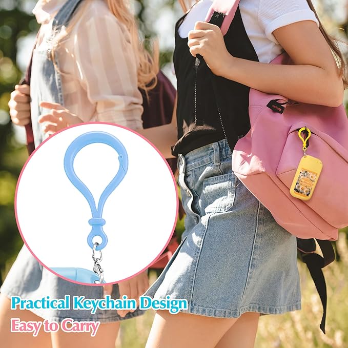 Frienda 24 Pcs Mini Hand Sanitizer Spray Bulk with Keychain Scented Hydrating Hand Sanitizer Spray Travel Size 1 Fl oz for Travel Backpack Employee Nurse(Floral Scented)