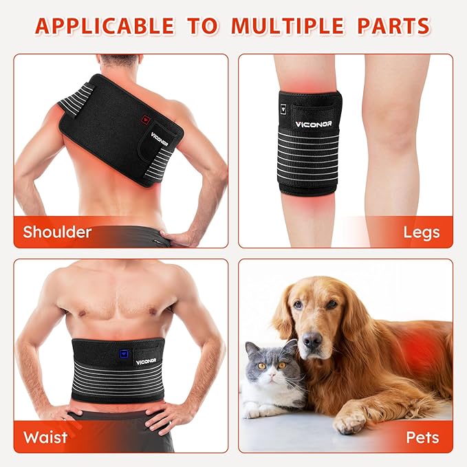 Viconor Red Light Therapy Belt Black