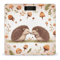 Nature Lovely Hedgehog LoversScale for Body Weight with LCD High Precision Weighing Scales Fashion Sturdy Tempered Glass Weight Scales Easy-to-Read Digital Bathroom Scale for Daily 400lb