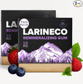 Larineco Remineralizing Gum with Nano Hydroxyapatite &amp Xylitol – Sugar-Free Xylitol Gum – Plastic-Free Dye-Free Aspartame-Free – Natural Base – 36 Pieces (18 Count (Pack of 2) Berry)