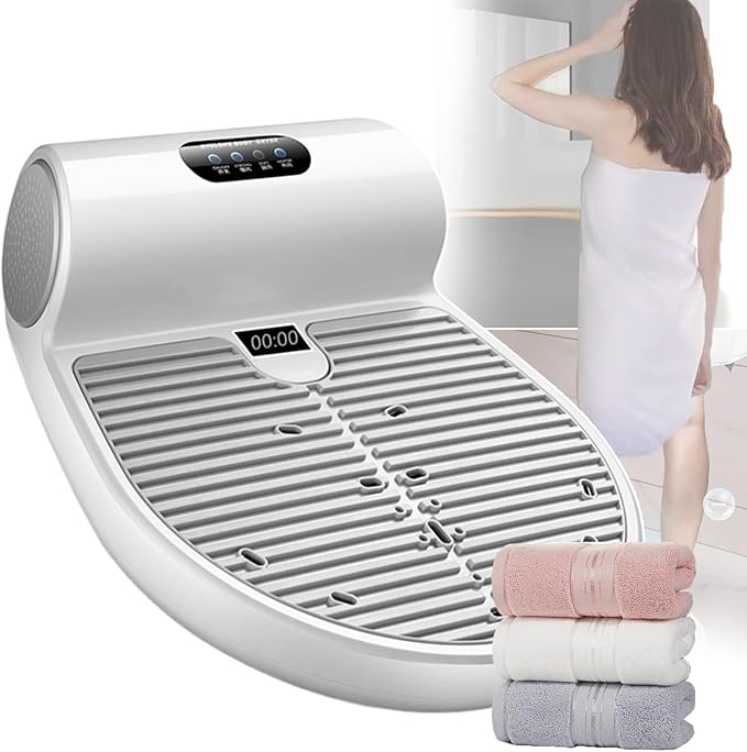 1350W Full Body Dryer After Shower Body Hair Dryer W/Towel Standing Body Care Dryer Air Shower Drying Machine for Blow Foot Private Area Armpits (with Weight Scale)