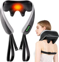 Neck Massager for Pain Relief Deep Tissue Kneading Shiatsu Neck and Shoulder Massager with HeatCordless Massager for Back and Shoulder Pain Gifts for Women Men Home Office Christmas