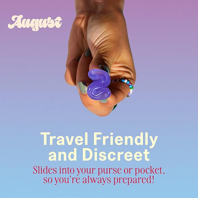 August Period Cup for Women - 36 mL Capacity 8-12h Protection Flexible Soft Silicone Menstrual Cups with Cotton-Sateen Pouch Reusable and Beginner-Friendly with Easy Step-by-Step Guide