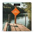 Pier Sign Digital Bathroom Scale for Body Weight with High Precision Digital Weighing Scale with BMI Clear LCD Display and Step-On Measures Weight Up to 180kg