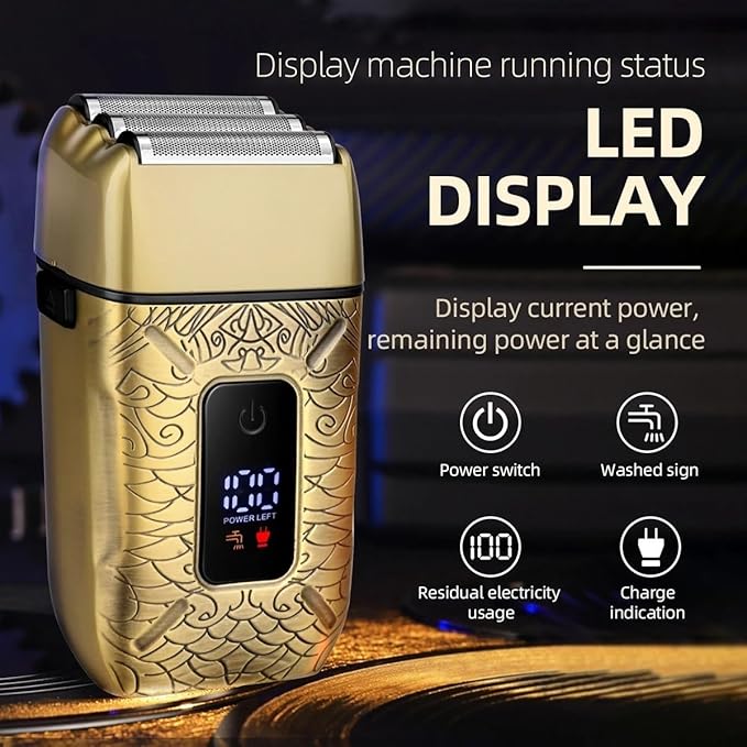 Men's Shaver Professional Shaver Electric Razor Portable Shaving Machine Mini Beard Trimmer Razor Reciprocating Shaver for Men
