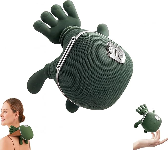 Bionic Heated Massager 2026 New Portable Neck and Back Massager Electric Deep Tissue 4D Kneading Massage for Shoulder Back Neck Leg