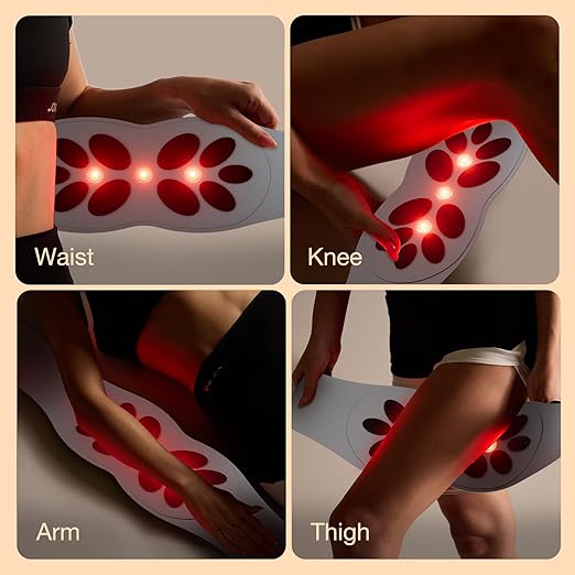JOVS Red Light Therapy Belt for Back &amp Abdomen 660/850/1064nm Red Light Therapy for Body Portable &amp Cordless Flexible 27-41 Fit Pain Relief/Circulation Boost/Muscle Relaxation