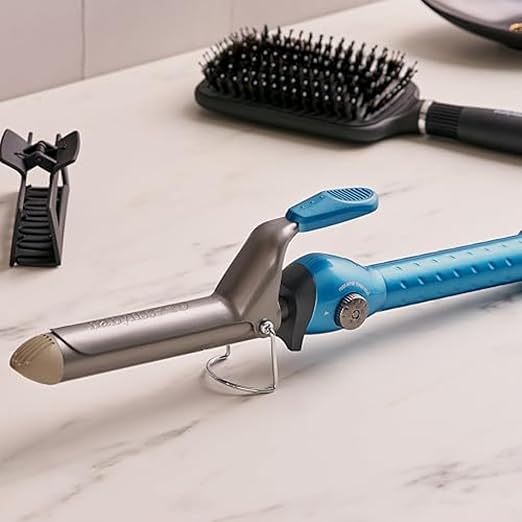 Nano Titanium Spring Curling Iron Professional Hair Wand Tool for Stylists Nano Titanium Technology for Tight Curls or Loose Waves