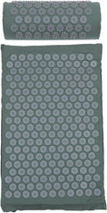 Acupoint Massage Mat Shiatsu Massage Pillow Set with Carry Bag for Back and Body Relaxation Therapy