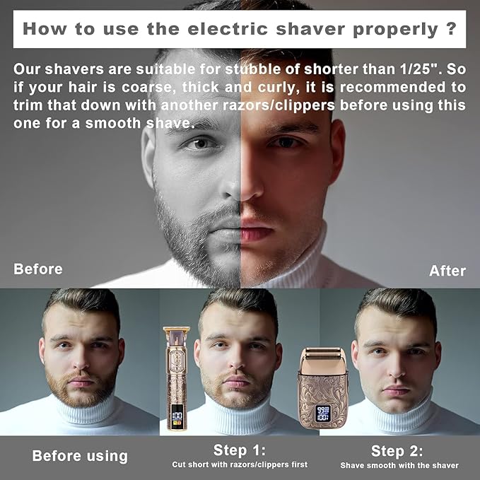 Ufree Foil Shaver and Foil Shaver Head Set
