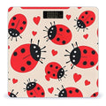 Ladybug Scale for Body Weight Accurate Digital Bathroom Scale Toughened Glass High Precision Scales Smart Weight Scales with Large LCD Backlight Display Weighing Machine