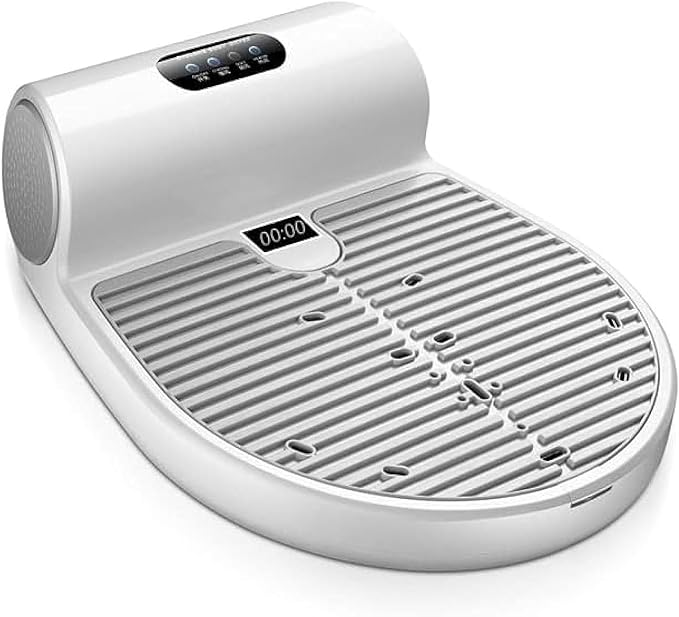 Electric Full Body Dryer Body Blow Dryer for Bathroom Open Pet Dryers Feet Touch Panel Drying Machine 2 Wind Speeds Waterproof for Home/Hotel with Weight Scale