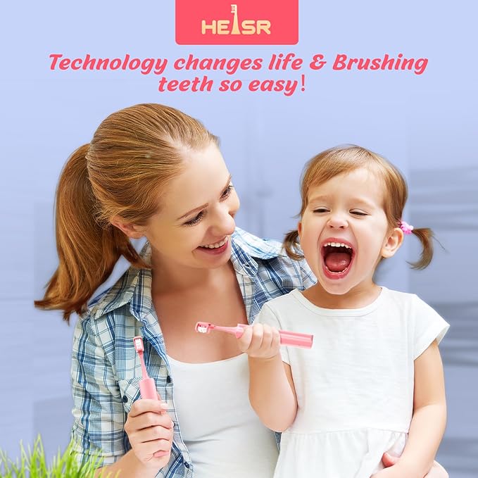 3-Sided Kids Sonicare Toothbrush Complete Deep Cleaning in 30 Seconds