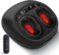 Foot Massager with Heat Deep Kneading Therapy Compression Shiatsu Feet Massager Machine for Plantar Fasciitis Neuropathy Pain Birthday Gifts for Women Mom Men Dad