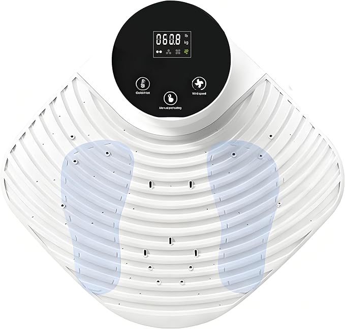 4 Speeds Full Body Dryer 1300W Electric Body Heater Blow with LCD Control Panel &amp Lid Opening Tool 4 Wind Speeds and Cold/Warm Breeze Ideal for Limited Mobility
