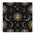 Men's Smart Scale for Body Weight Digital Bathroom Weighing Scale Automatic Switch Energy Saving Scale Sun Moon Star Gold Black
