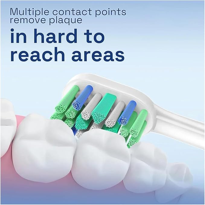 Replacement Toothbrush Heads Compatible for HX9023/65 HX9044 HX9054 Brush Head 12/20pcs(20 Pcs)