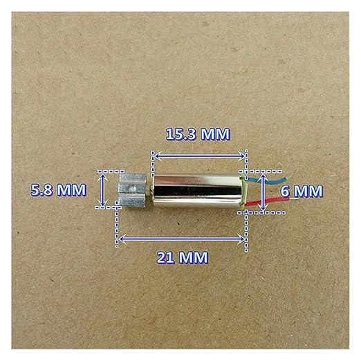 6mm*15mm Coreless Vibration Electronic Starter DC 1.5V 3V 3.7V 5V Strong Vibrating Toothbrush CQMLWSDNW