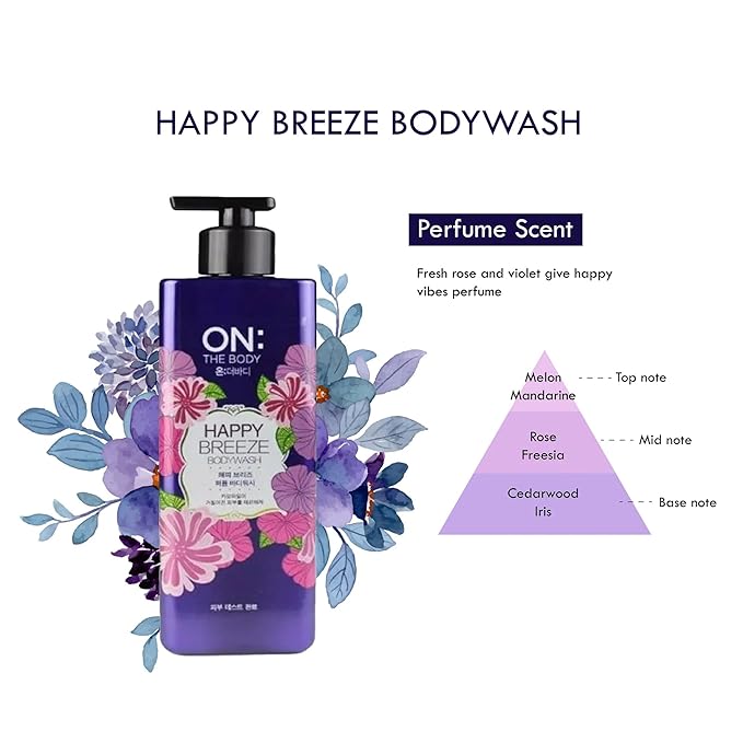 On:the Body Perfume Happy Breeze Body Wash 500 grams