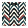 Zigzag Stripe Smart Scale for Body Weight Accurate Bathroom Scale with LED Display Digital Weight Scales Weighing Machine High Precision Scales for Bath Home
