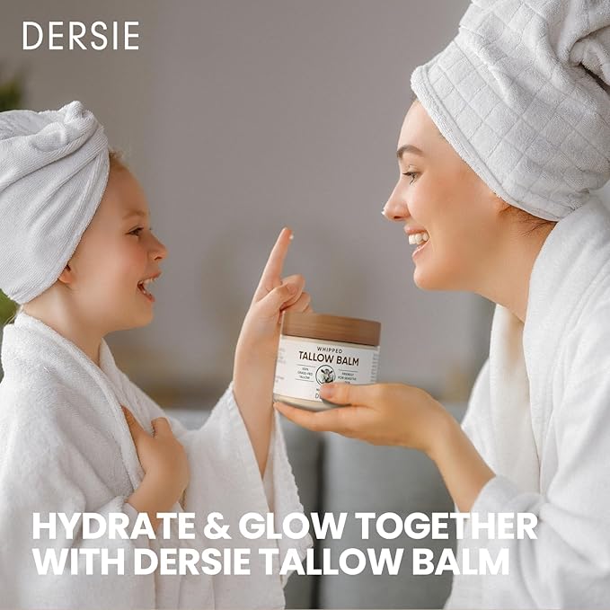 Dersie Tallow Sunscreen SPF 30 – Mineral UV Defense with Non-Nano Zinc Oxide – Face &amp Body Sun Protection for Adults &amp Kids (2.12 Ounce (with Tallow Balm))