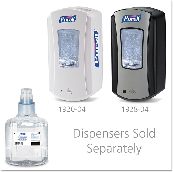 Purell 190402CT Advanced Green Certified Hand Sanitizer Refill 1200mL FragFree 2/Carton