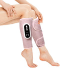 Air Compression Leg Massager Cordless Leg Compression Massager for Circulation with 3 Modes and Heat Easy to use Muscle Relaxation (Pair) (Pink)