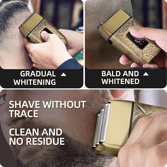 Men's Shaver Professional Shaver Electric Razor Portable Shaving Machine Mini Beard Trimmer Razor Reciprocating Shaver for Men