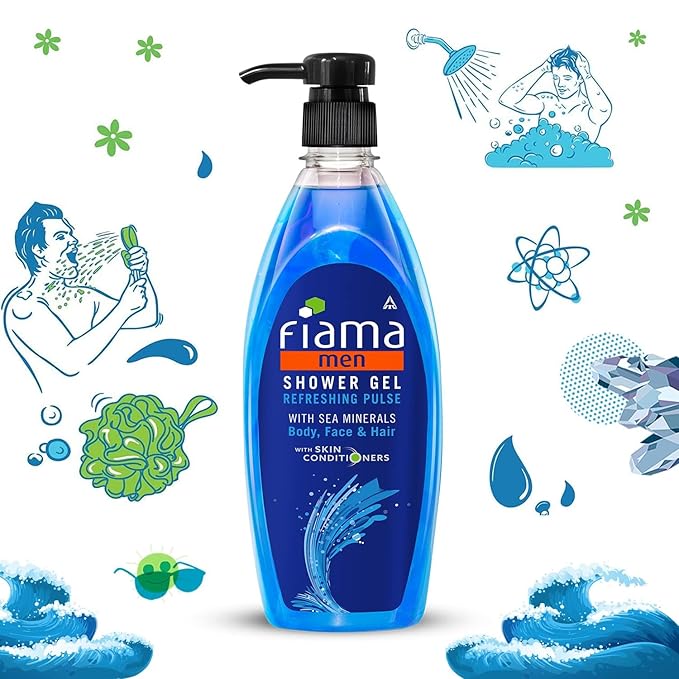 Fiamma Refreshing Pulse Body Wash Shower Gel 500ml