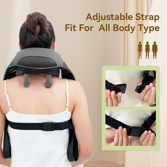 Snailax Full Body Massage Mat and Neck Massager Bundle