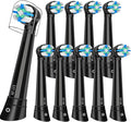 10 PCS iO Replacement Heads Compatible with Oral B iOiO Series Electric Toothbrush Heads Compatible with Oral B iO 2/3/4/5/6/7/8/9/10Medium Bristles for Effective Plaque RemovalBlack