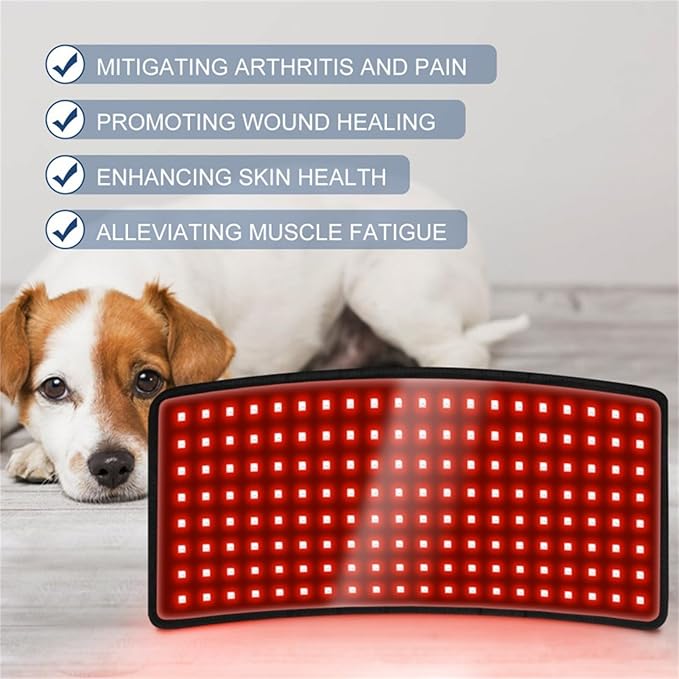 Red Light Therapy Belt for Horse Portable Wearable Red Light Therapy Device for Dogs Pets Tissue Repair Muscle