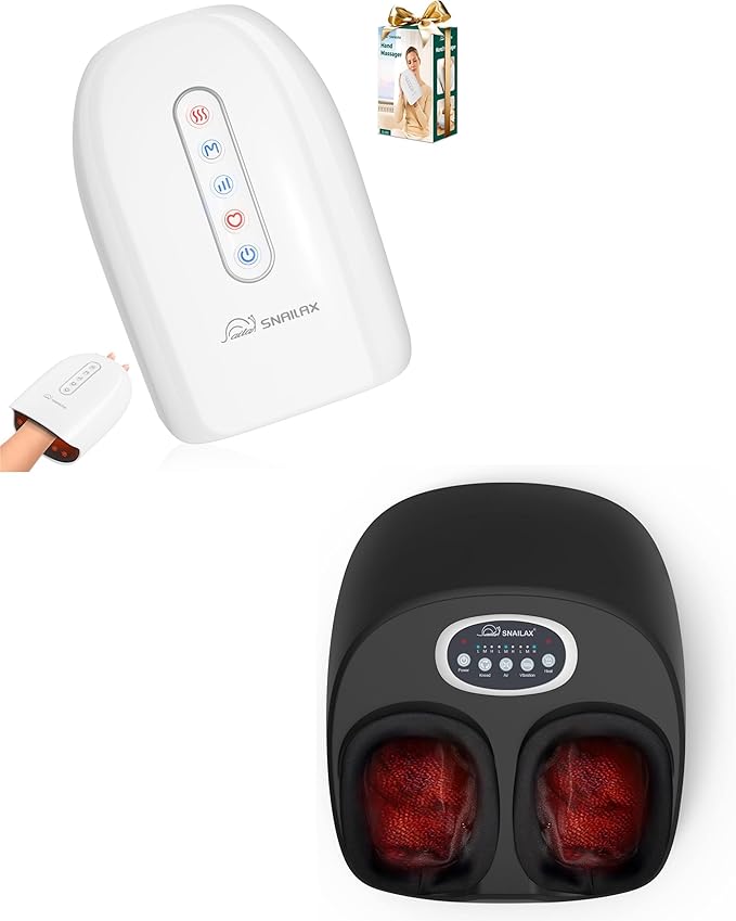 Snailax Shiatsu Foot Massager and Hand Massager