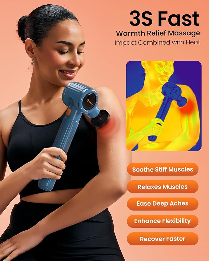 NAPRE S10 Massage Gun with Heat and S40 Massage Gun with Heat