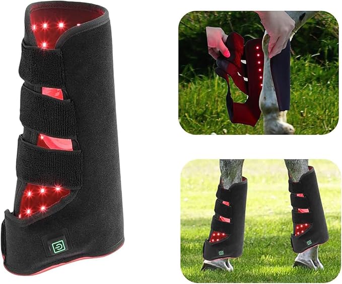 Red Light Therapy for Horse LED Red Light Therapy Device for Horse Hoof Scientifically Proven to Penetrate from Skin Surface to Deep Muscle Layers with Adjustable
