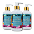 Kids Body Wash – Plant Based Gentle Moisturizer with Shea Butter – Safe for Sensitive Skin – Popsicle Paradise – 3 Pack (8 oz Each)