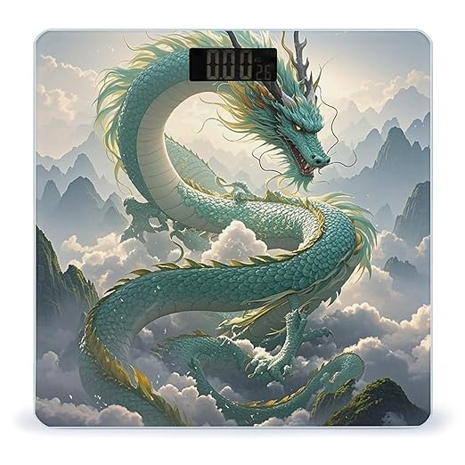 Digital Bathroom Scale for Body Weight Scale with Bright LCD Display High Accuracy Step-On Technology Auto On/Off Qinglong Digital Scales 400 Lbs /180kg